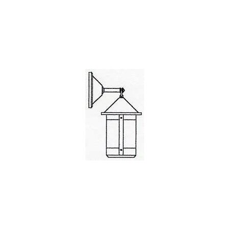Arroyo Craftsman 8" berkeley wall mount BB-8F-AB